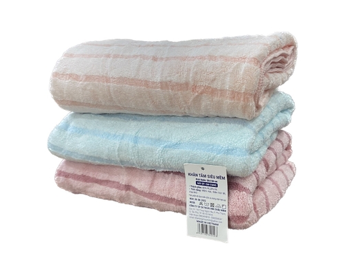 Khăn Tắm Microfiber Siêu Mềm CM85 50x100cm Châu Minh ảnh 3