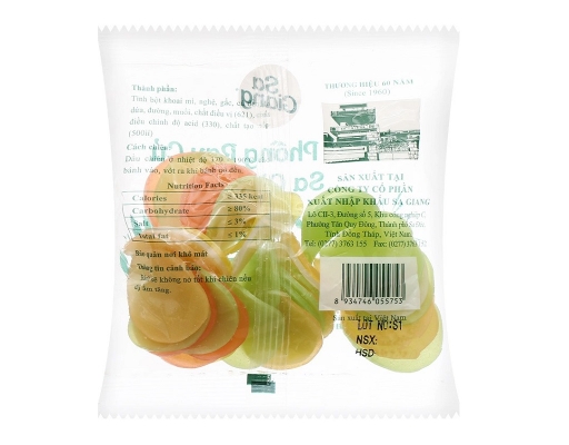 Bánh Phồng Rau Củ 100g Sa Giang ảnh 1