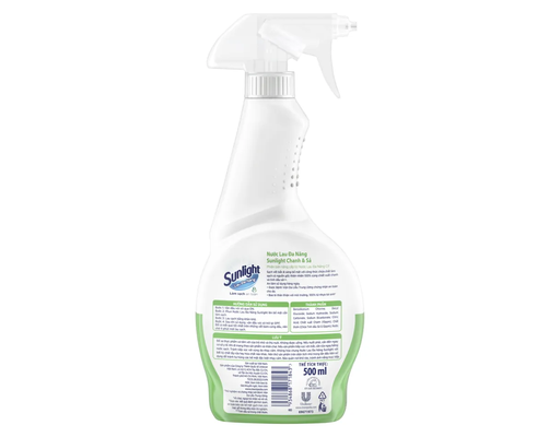 Nước Lau Đa Năng Chanh & Sả Sạch Bóng Kin Kít 500ml Sunlight ảnh 1