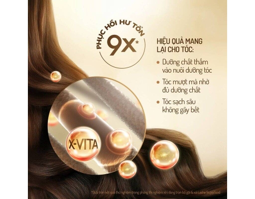 Dầu Gội Phục Hồi Hư Tổn Chiết Xuất Kỷ Tử Và Hạnh Nhân 640g LASHE Superfood ảnh 3