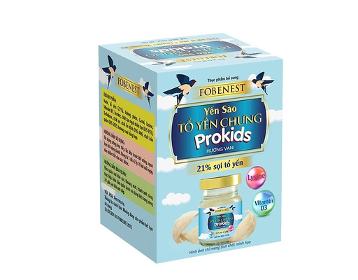 Tổ Yến Chưng Prokids Cho Bé Hương Vani 70ml Fobenest ảnh 1