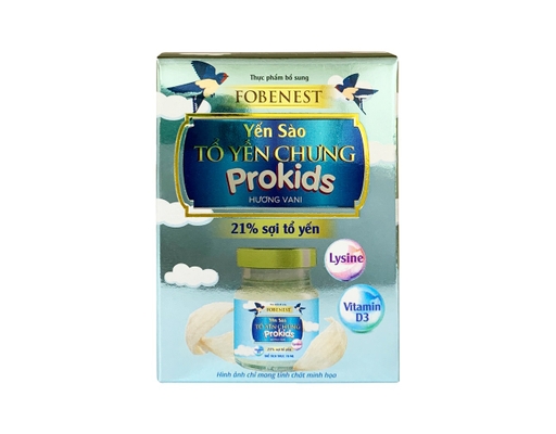 Tổ Yến Chưng Prokids Cho Bé Hương Vani 70ml Fobenest ảnh 3