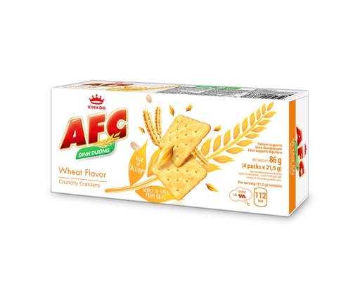 Bánh Cracker Dinh Dưỡng Vị Lúa Mì 86g AFC ảnh 0