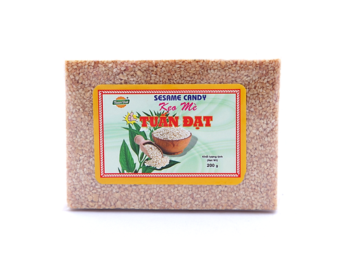 Kẹo Bẹ Mè Trắng 200g Tuấn Đạt ảnh 0