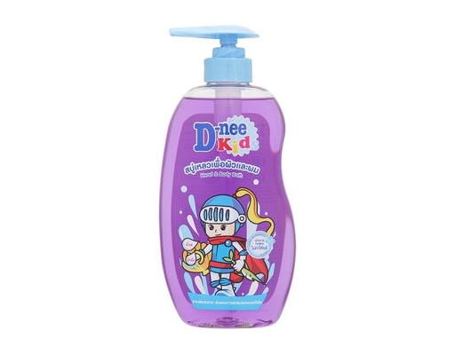 Dầu Tắm Gội Toàn Thân Cho Bé Trên 3 Tuổi Màu Tím 400ml D-nee ảnh 0