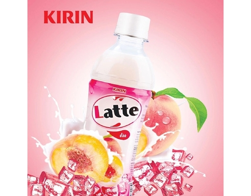 Nước Trái Cây Sữa Latte Vị Đào 345ml Kirin ảnh 2