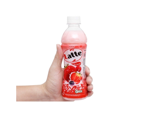 Nước Trái Cây Sữa Latte Hỗn Hợp Dâu 345ml Kirin ảnh 1
