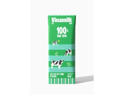 Lốc 4 Hộp Sữa Tươi Tiệt Trùng Có Đường Vinamilk 180ml Vinamilk ảnh 2