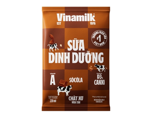 Sữa Dinh Dưỡng Vinamilk Hương Socola Bịch 220ml Vinamilk ảnh 0