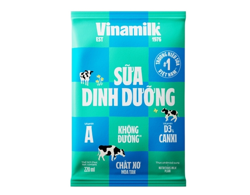 Sữa Dinh Dưỡng Không Đường Vinamilk Bịch 220ml Vinamilk ảnh 0
