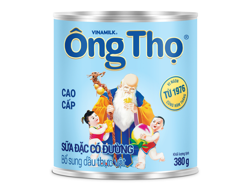 Sữa Đặc Vinamilk Ông Thọ Trắng Chữ Xanh Lon 380g Vinamilk ảnh 0