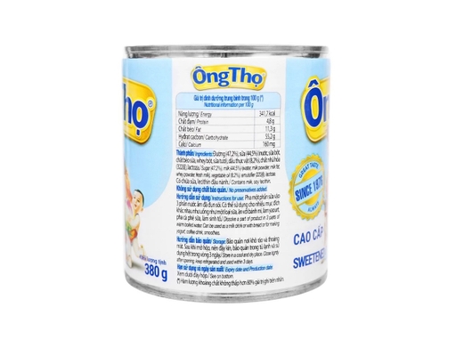 Sữa Đặc Vinamilk Ông Thọ Trắng Chữ Xanh Lon 380g Vinamilk ảnh 1