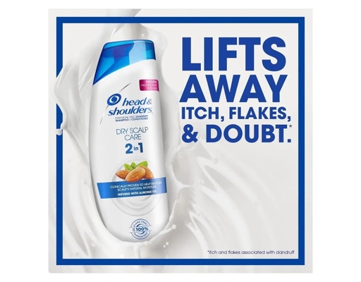 Dầu Gội Giảm Gàu Dry Scalp Care 2in1 400ml Head & Shoulders ảnh 2