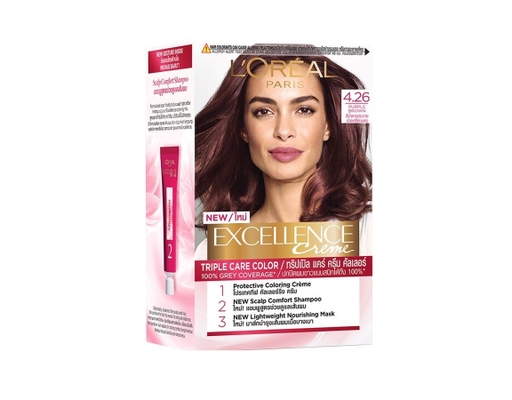 Kem Nhuộm Excellence Purple Brown Nâu Tím Ánh Đỏ #4.26 L'Oreal ảnh 0