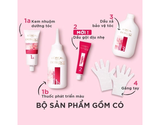 Kem Nhuộm Excellence Purple Brown Nâu Tím Ánh Đỏ #4.26 L'Oreal ảnh 2