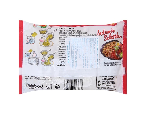 Mì Xào Khô Goreng Vị Sườn 80g Indomie ảnh 2