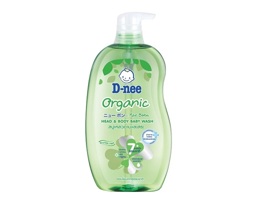 Sữa Tắm Gội Toàn Thân Baby Màu Xanh Lá 800ml D-nee ảnh 0