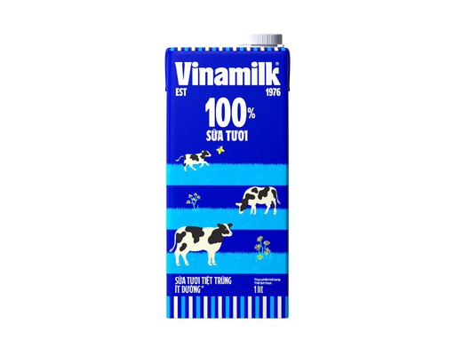 Sữa Tiệt Trùng Vinamilk Đàn Bò Ít Đường Hộp 1L Vinamilk ảnh 0