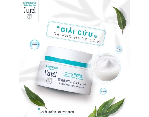 Kem Dưỡng Da Mặt Cấp Ẩm Chuyên Sâu Intensive Moisture Cream 40g Curél ảnh 2