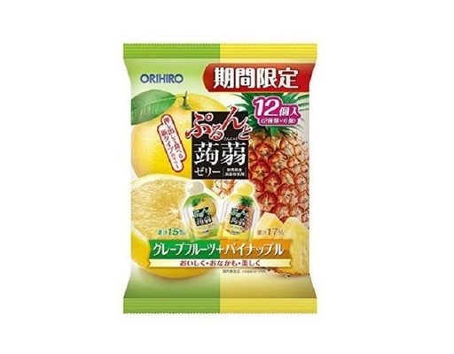 Thạch Vị Đào Và Nho Zero Calories 214g Orihiro ảnh 0