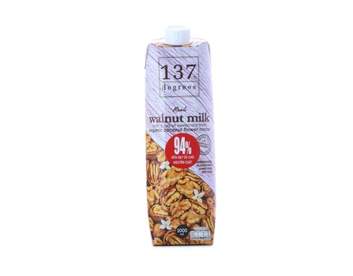 Sữa Hạt Óc Chó Nguyên Chất 137 Degrees Hộp 1L 137 Degrees ảnh 0