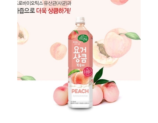 Nước Ép Đào Lợi Khuẩn 1.5L WoongJin ảnh 2