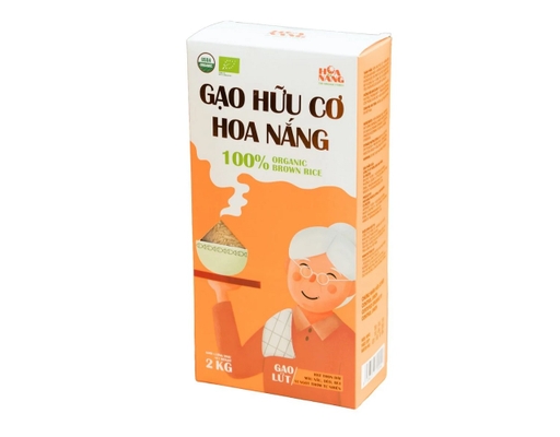 Gạo Lứt Hữu Cơ 2000g Hoa Nắng ảnh 1