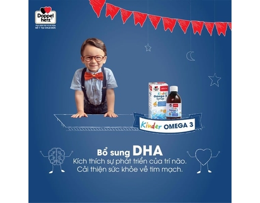 Siro Bổ Sung Omega 3 Cho Bé 250ml Doppelherz ảnh 3