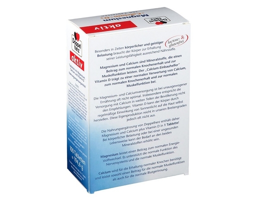 Thực Phẩm Bảo Vệ Sức Khỏe Viên Uống Bổ Sung Magnesium + Calcium + D3 30 Viên Doppelherz ảnh 1