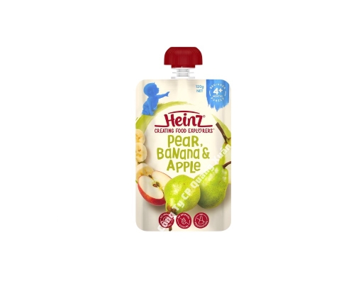 Hỗn Hợp Ăn Dặm Lê, Chuối, Táo Nghiền 120g Heinz ảnh 0