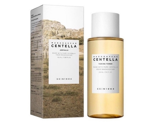 Nước Hoa Hồng Chiết Xuất Rau Má Phục Hồi Da Madagascar Centella Toning Toner 210ml Skin1004 ảnh 1