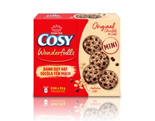 Bánh Quy Wonderfull Hạt Socola Yến Mạch 224g Cosy ảnh 0