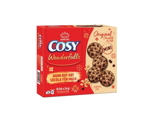 Bánh Quy Wonderfull Hạt Socola Yến Mạch 224g Cosy ảnh 1