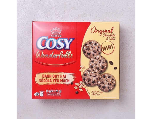 Bánh Quy Wonderfull Hạt Socola Yến Mạch 224g Cosy ảnh 2