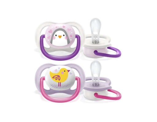 Ty Ngậm Ban Đêm Cho Bé Từ 0-6 Tháng Tuổi SCF080/05 Vỉ Đôi Philips Avent ảnh 1