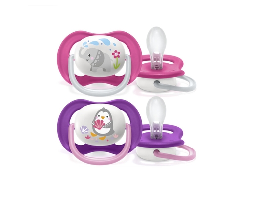 Ty Ngậm Ban Đêm Cho Bé Từ 0-6 Tháng Tuổi SCF080/05 Vỉ Đôi Philips Avent ảnh 2
