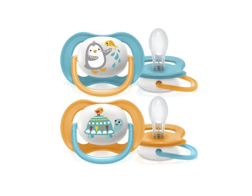 Ty Ngậm Ban Đêm Cho Bé Từ 0-6 Tháng Tuổi SCF080/05 Vỉ Đôi Philips Avent ảnh 3