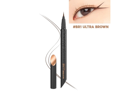 Bút Kẻ Mắt Nước Sắc Mảnh Hyper Sharp Extrem Liner Màu Nâu - Brown 0.4g MAYBELLINE ảnh 1