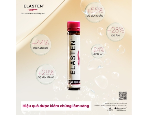 Thực Phẩm Bảo Vệ Sức Khỏe Collagen - 7 Ống x 25ml Elasten ảnh 3