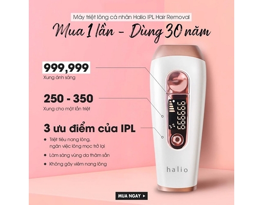 Máy Triệt Lông IPL Hair Removal Device Halio ảnh 3