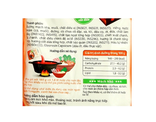 Sốt Hoàn Chỉnh Lẩu Thái 180g O'Food ảnh 2