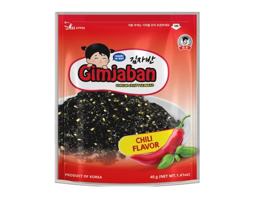 Tảo Biển Vị Cay Gimjaban Chili Flavor 40g Godbawee ảnh 0