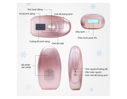 Máy Triệt Lông Lạnh IPL Cooling Hair Removal Device Halio ảnh 2