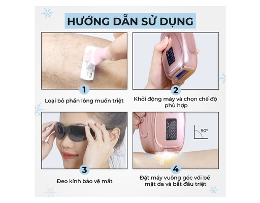 Máy Triệt Lông Lạnh IPL Cooling Hair Removal Device Halio ảnh 4