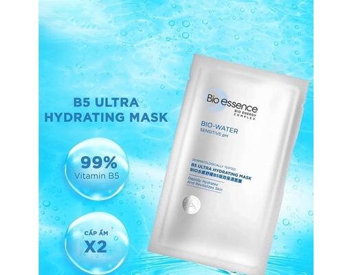 Mặt Nạ Cấp Ẩm & Dịu Da Bio-Water B5 Ultra Hydrating 20ml Bio-essence ảnh 2