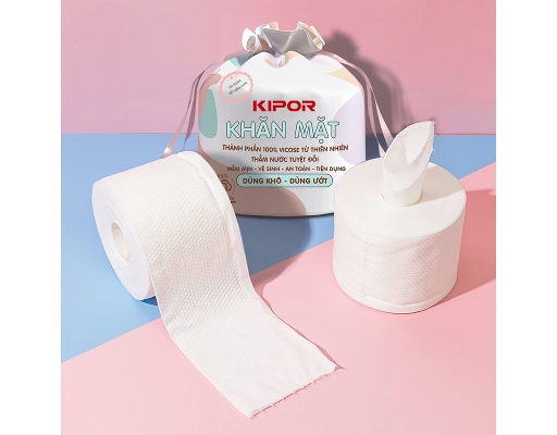 Khăn Mặt Dùng Một Lần 60 Miếng Kipor ảnh 5