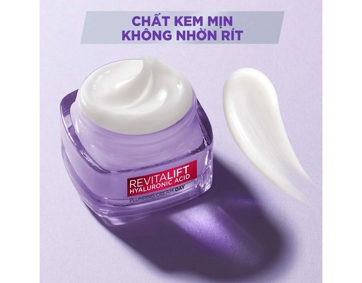 Kem Dưỡng Siêu Cấp Ẩm Căng Mịn Da Revitalift Hyaluronic Acid Plumping Day Cream 50g L'Oreal ảnh 2