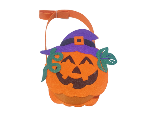 Giỏ Kẹo Halloween Hình Bí Ngô Phúc Phát ảnh 0