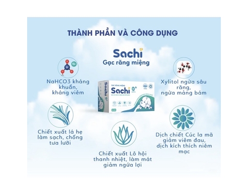 Gạc Răng Miệng Cho Bé Sachi ảnh 2