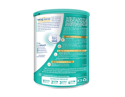 Sữa Bột Optipro Plus 5HMOS Số 1 Cho Bé 0-6 Tháng 800g Nestlé ảnh 2